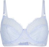 LingaDore - Daily Full-Coverage BH Heather-Blue - maat 80F - Blauw - Met beugel - Dames