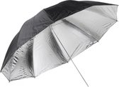 Luxe 150 cm Zwart/Zilver Flitsparaplu / Flash Umbrella