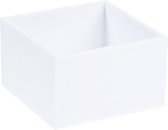 Vierkante box Toona - wit