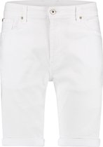 Purewhite -  Heren Skinny Fit   Korte Broek  - Wit - Maat 30