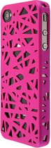 Peachy iPhone 4 4s vogelnest hoesje cover case bird nest ontwerp - Roze