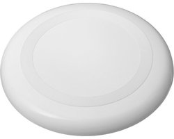 Frisbee - 2x - wit - 23 cm - Strand speelgoed - Buitenspeelgoed