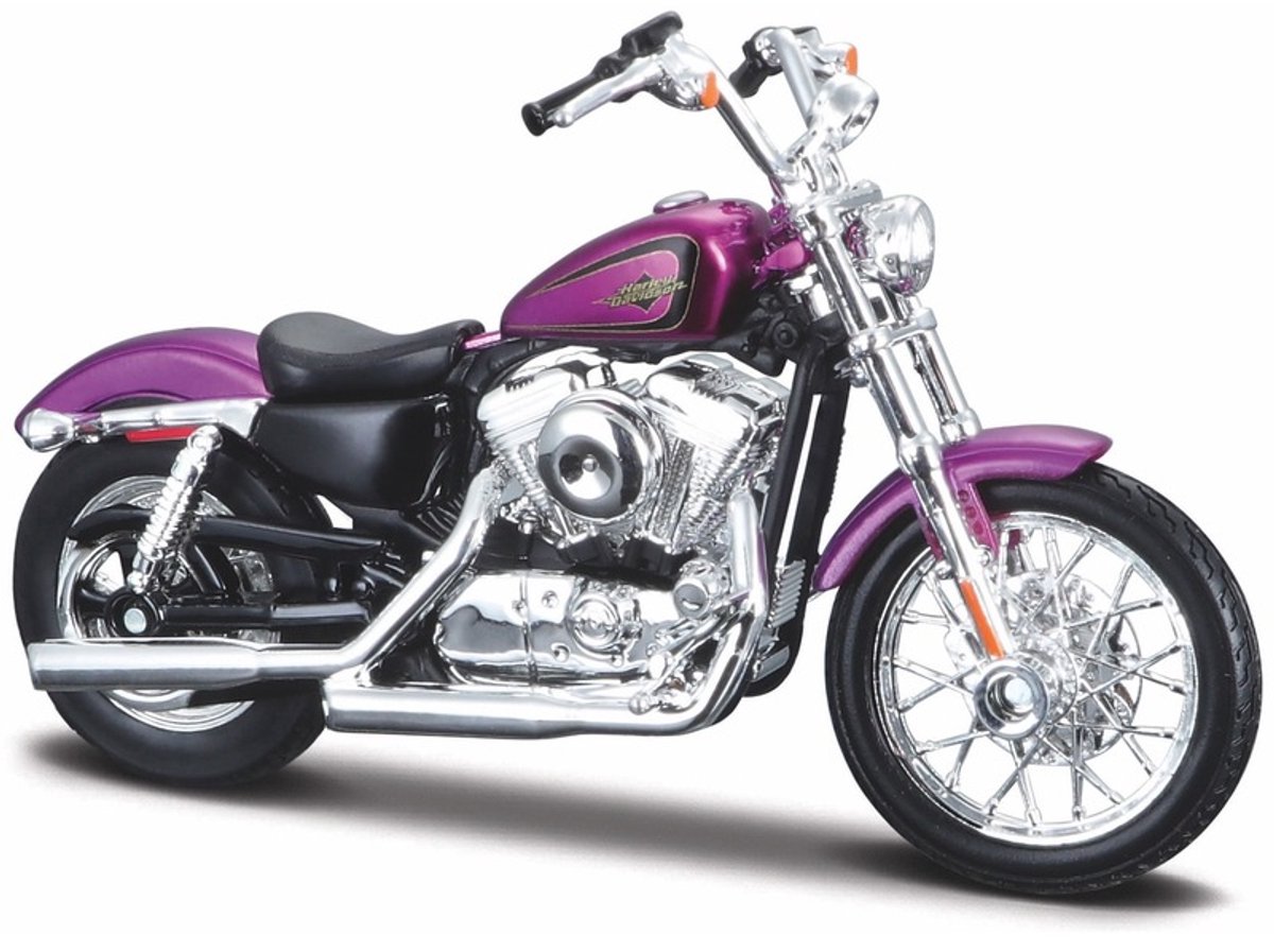Modelmotor Harley Davidson XL1200V Seventy-Two 2013 1:18 - Speelgoed motor schaalmodel 11,5 cm
