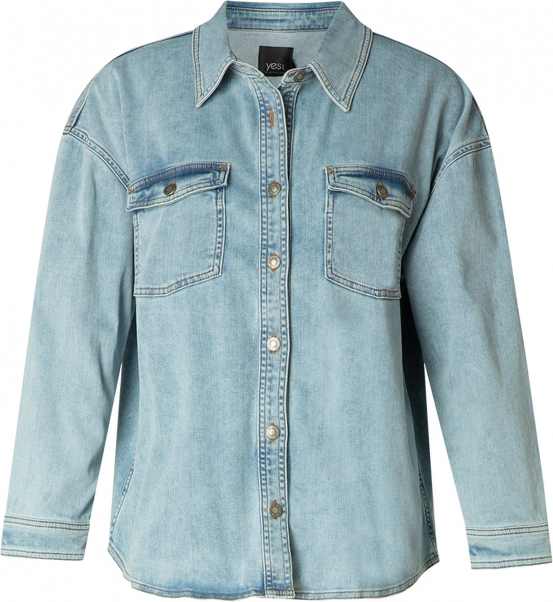 YESTA Jhené Jack - Bleach Blue Denim - maat 2(50)