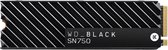 Western Digital WD_BLACK SN750 - Interne SSD M.2 - 500 GB - Met heatsink