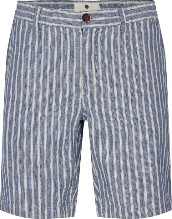 Anerkjendt - John Short Strepen Blauw - Heren - Maat L - Regular-fit