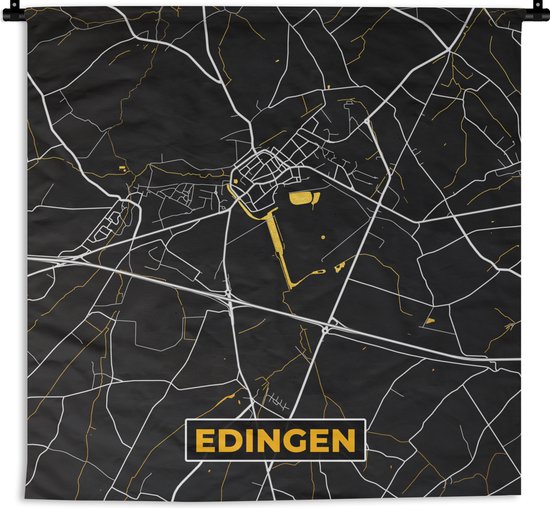 Wandkleed - Wanddoek - Edingen - Kaart - Plattegrond - Stadskaart ...