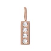 iXXXi-Jewelry-Design Rectangle-Rosé goud-dames-Bedel-One size