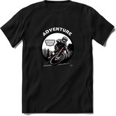 Adventure T-Shirt | Mountainbike Fiets Kleding | Dames / Heren / Unisex MTB shirt | Grappig Verjaardag Cadeau | Maat XXL