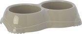 Flamingo eet- en drinkpot leno combo classic - 26cm x 14,5cm x 5,5cm - 2x330ml