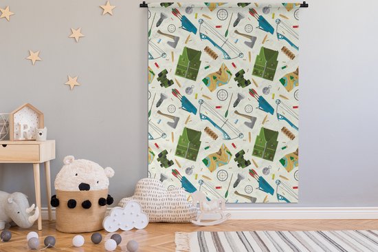 Tapisserie - Tapisserie - Noeud - Billes - Motifs - 150x200 cm - Tapisserie