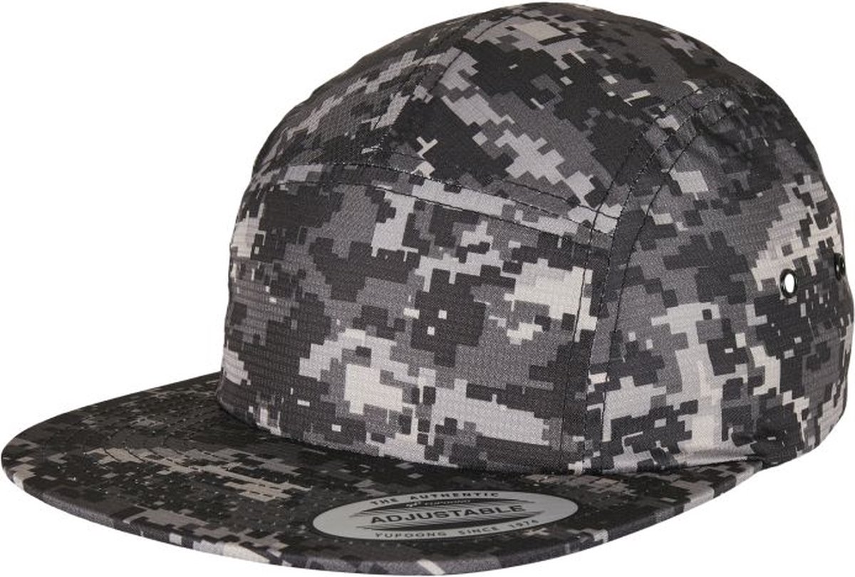 Urban Classics Pet Digital Camo Jockey Zwart