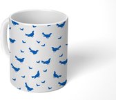 Mok - Koffiemok - Vogels - Silhouet - Patronen - Mokken - 350 ML - Beker - Koffiemokken - Theemok