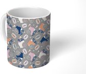 Mok - Koffiemok - Patronen - Rolschaatsen - Cassette - Mokken - 350 ML - Beker - Koffiemokken - Theemok