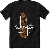 Summer Fruit | TSK Studio Zomer Kleding  T-Shirt | Goud | Heren / Dames | Perfect Strand Shirt Verjaardag Cadeau Maat XXL