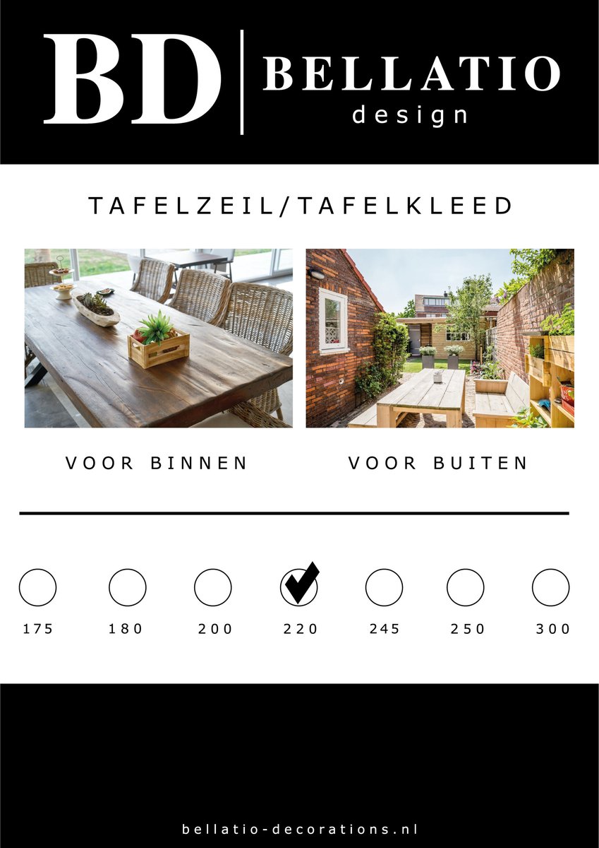 Tafelzeil/tafelkleed wit met gekleurde stippen 140 x 220 cm - Tuintafelkleed