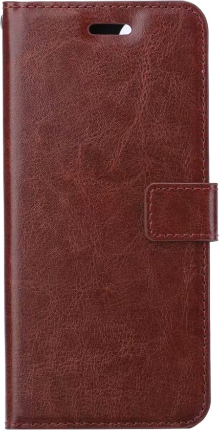 Samsung Galaxy A33 Case Bookcase 2x Screen Protector - Samsung Galaxy A33 Case Cover Cover - Samsung Galaxy A33 Screen Protector 2x - Marron