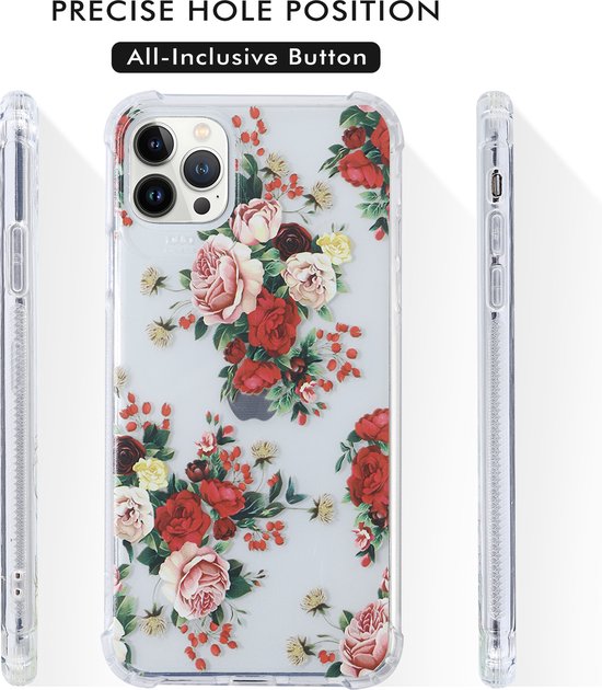 Coque en Siliconen Imprimé Fleurs pour iPhone 11 Pro Blossoms – Transparente