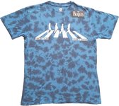 The Beatles - Abbey Road Crossing Heren T-shirt - M - Blauw