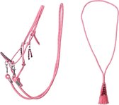 QHP Touwhalster Combi Liberty - maat X-Full - flamingo pink