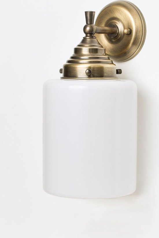 Art Deco Trade - Wandlamp Strakke Cilinder Royal Brons