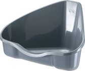 Ferplast hoektoilet nora 1 lettiera grijs - 18x13x9cm