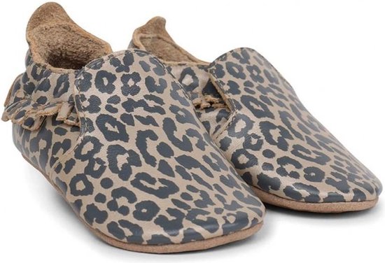 Bobux Baby Booties Soft Soles Gold Leopard Print - Large | bol.com