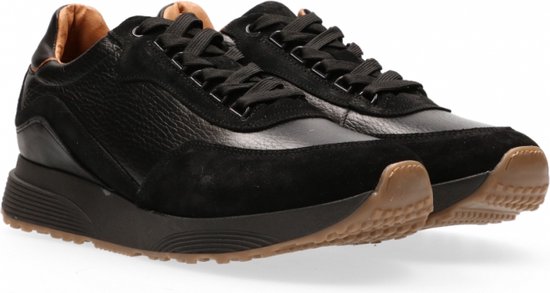 Van Dalen - Sneaker casual leer - Black - 40 | bol.com