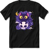 Halloween T-Shirt | Horror Liefhebber Kleding Kado Heren / Dames | Perfect Weerwolf , Monster , Vleermuis en Pompoen Cadeau Shirt | Grappige Zinnen, Spreuken en Teksten | Maat XXL