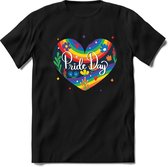 Pride Day | Pride T-Shirt Heren - Dames - Unisex | LHBTI / LGBT / Gay / Homo / Lesbi |Cadeau Shirt | Grappige Love is Love Spreuken - Zinnen - Teksten Maat M