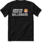 Shiba inu millionaire T-Shirt | Crypto ethereum kleding Kado Heren / Dames | Perfect cryptocurrency munt Cadeau shirt Maat XL