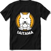 Saitama Logo T-Shirt | Saitama Inu Wolfpack Crypto Ethereum kleding Kado Heren / Dames | Perfect Cryptocurrency Munt Cadeau Shirt Maat 3XL