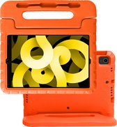 Hoesje Geschikt voor iPad Air 2022 Hoesje Kinderhoes Shockproof Hoes Kids Case - Oranje