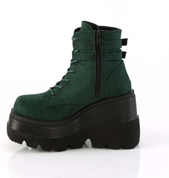 Demonia Platform Bottes femmes -42 Chaussures- SHAKER-52 US 12 Vert