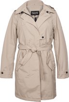 Sand regenjas / trenchcoat Lanbro van Tantä XXXL