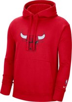 Nike NBA Chicago Bulls Team Hoodie EZ2B7FEKW-BUL, voor een jongen, Rood, Sweatshirt, maat: M