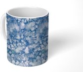 Mok - Alcohol inkt - Blauw - Patronen - Mokken - 350 ML - Beker - Uitdeelcadeautjes