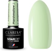 Claresa UV/LED Gellak Marshmallow #2 - Lichtgroen - Glanzend - Gel nagellak