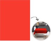 Tafelkleed - Tafellaken - 150x200 cm - Rood - Kleur - Effen - Binnen en Buiten