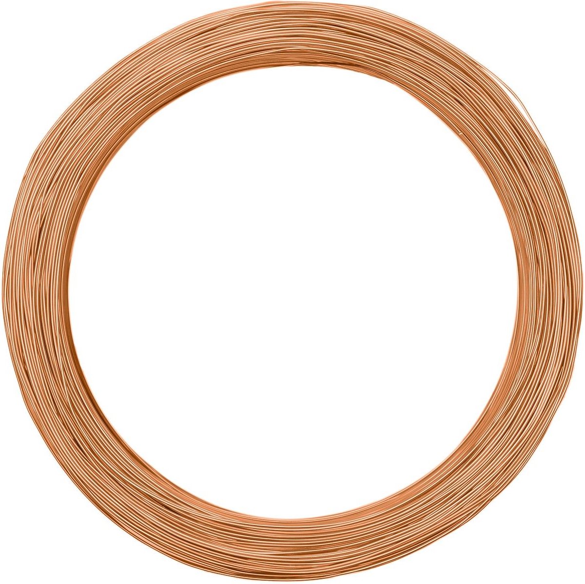 Vaessen Creative Aluminium Draad - 0,8mm - ±365m - 500g - Saffraan oranje