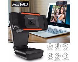 Webcam HD 720P Cam – Webcamera voor pc Laptop Desktop Computer Geschikt voor: Windows en Mac – Ingebouwde microfoon