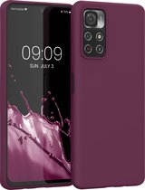 kwmobile telefoonhoesje geschikt voor Xiaomi Redmi Note 11S 5G / Poco M4 Pro 5G - Hoesje voor smartphone - Back cover in bordeaux-violet