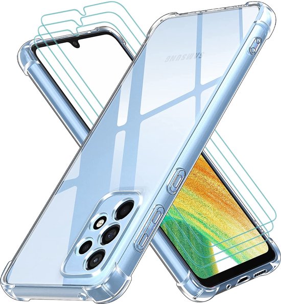 Coque Samsung A33 5G transparente antichoc en silicone - Coque arrière en  silicone | bol