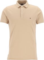 Tommy Hilfiger 1985 Slim Fit polo - Clayed Pebble -  Maat: S