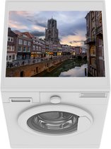 Wasmachine beschermer mat - Wolken - Lucht - Domtoren - Breedte 55 cm x hoogte 45 cm