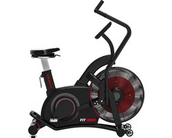 FitBike - The Beast - Airbike - HIIT Trainer - 7 Trainingsprogramma's - Ergonomische handgrepen