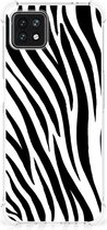 Hoesje OPPO A53 5G | A73 5G GSM Hoesje met doorzichtige rand Zebra