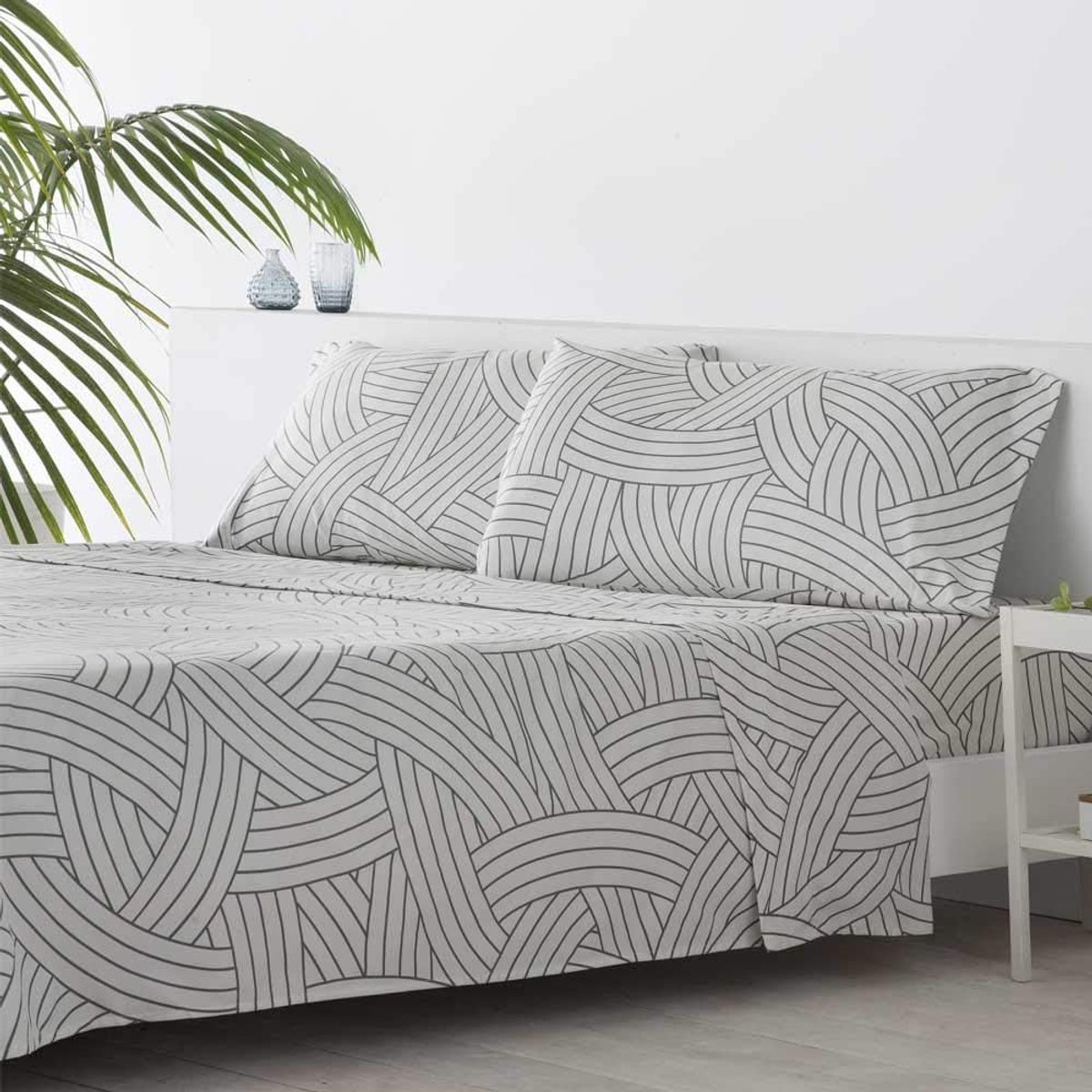 Artean Dekbedovertrek Beddengoedset, voor bed met 105 x 190/200 cm hypoallergeen.