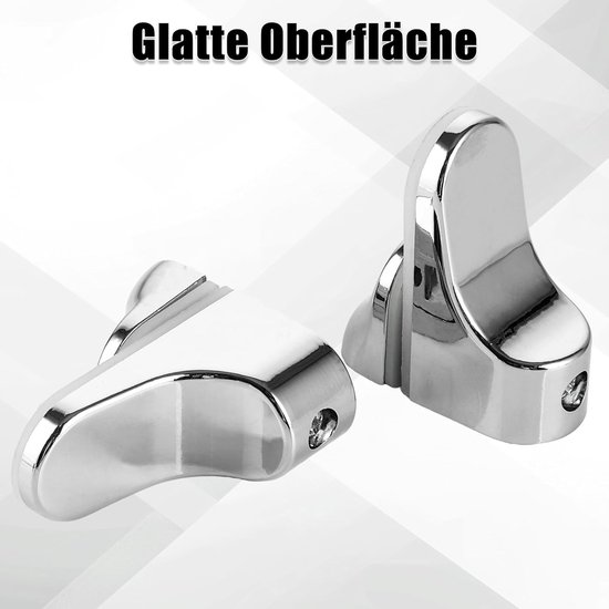 Verstelbare Glazen Platenhouder van RVS voor 3-21 mm Dikke Glaspanelen - Geschikt voor Glas, Acryl, Planken en Houten Vloeren, Verpakt per 10 Stuks — afbeelding 3
