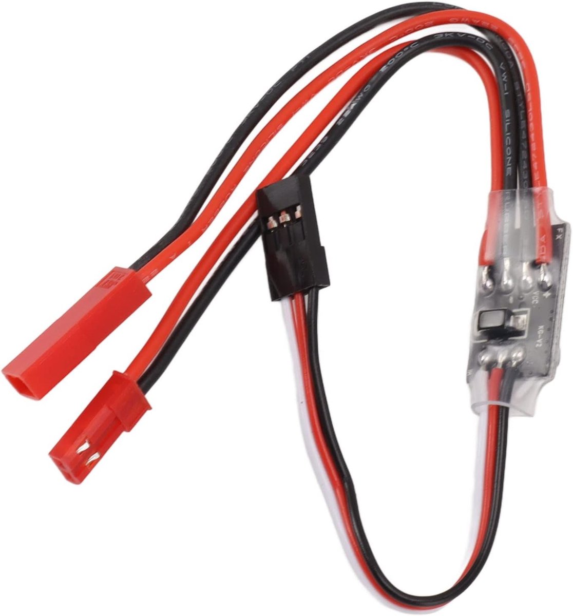 Draadloze On/Off Schakelaar voor Elektronische Toepassingen - 3-30V 20A, Geschikt voor Drones, Pompen en PWM Besturing